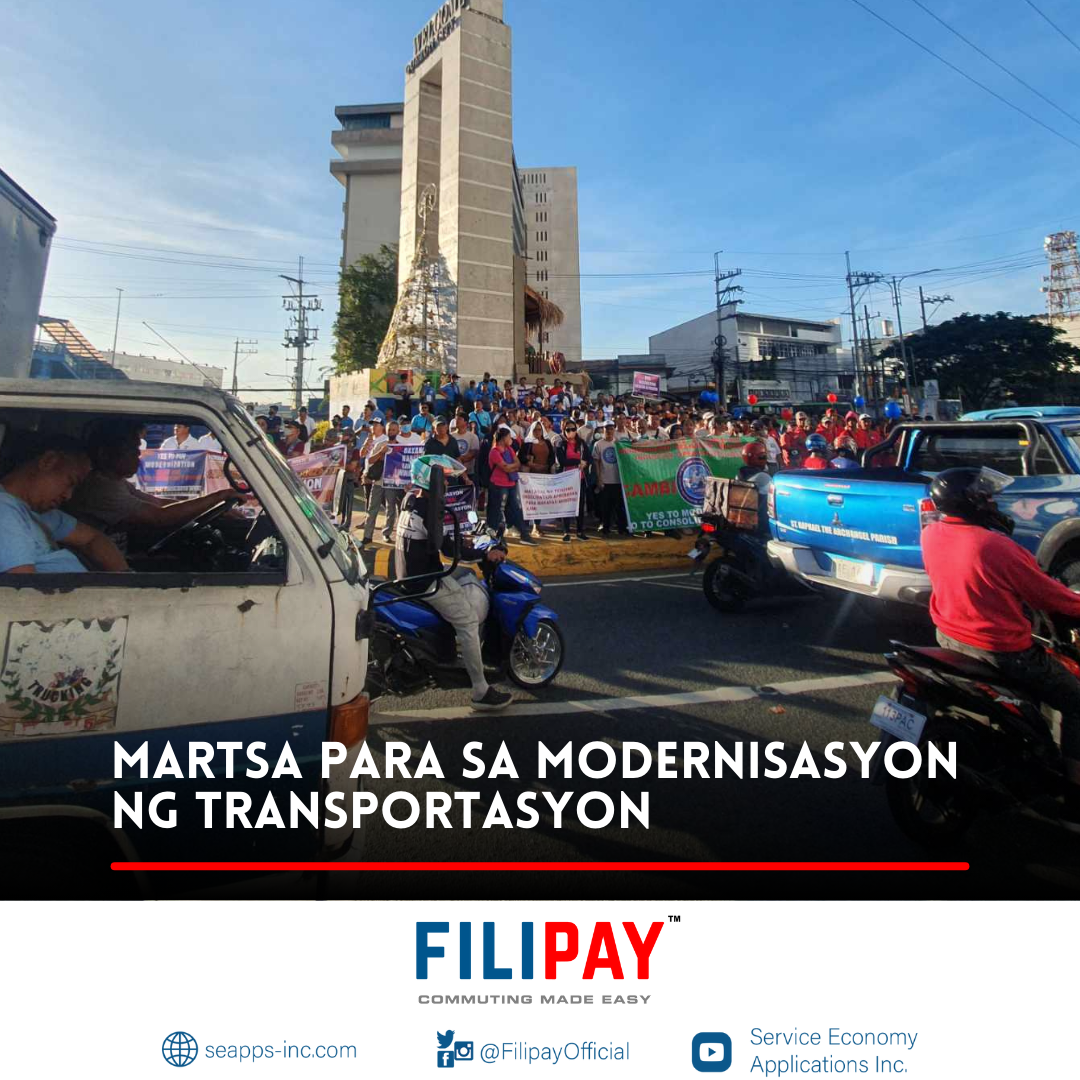 FILIPAY partners at a PUV modernization rally